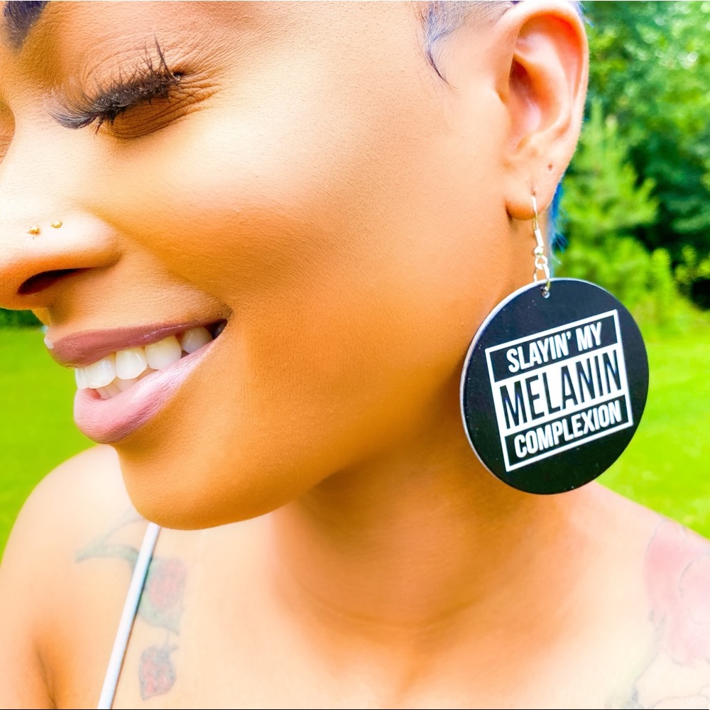Melanin Hoops